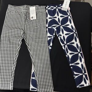 NWT Bundle 4T Leggings.  Carter’s and Epic Threads